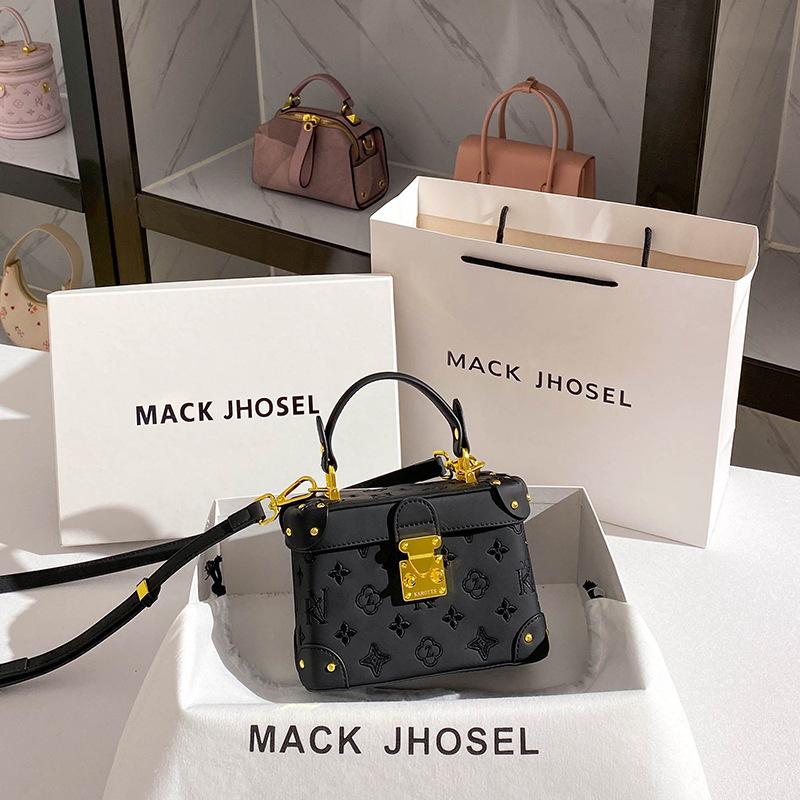 Kleines Nischen-Design, Hochwertige Stickerei-Box-Tasche, Vielseitige Box, Umhängetasche