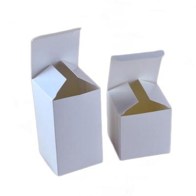Small White Square Cardboard Packaging Box