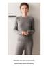 Soft & Delicate Women's Cashmere Sweater: Round Neck, Long Sleeve, Solid Color, Elegant Knitwear for 2025