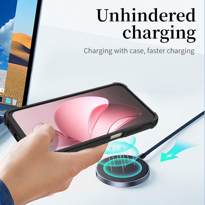 Rugged Earthquake-proof Airbag Armor Case For Samsung Galaxy S26 Ultra S25 Plus S24 S23 A56/36/55/54/34/15 Ott-Box  Anti-slip Shockproof Cover