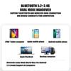 Bluetooth Dual-mode Mus Laddning Mute PC Notebook Office Games Glow trådlös mus