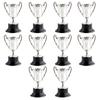 10Pcs Mini Trophies Plastic Trophy Award Eye-catching Mini Desktop Trophy Ornaments for Party Favors Props