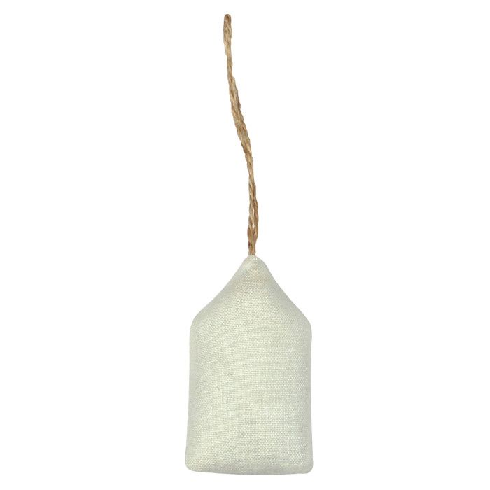 Suspension de Noel en coton Maison 8x4,5x2 cm