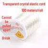 100m Wear-Resistant Elastic Beading Cord for Bracelets and Jewelry Making