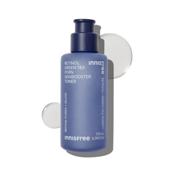 INNISFREE Retinol Green Tea PDRN Skin Booster Toner Anti-Aging & Hydrating 170ml