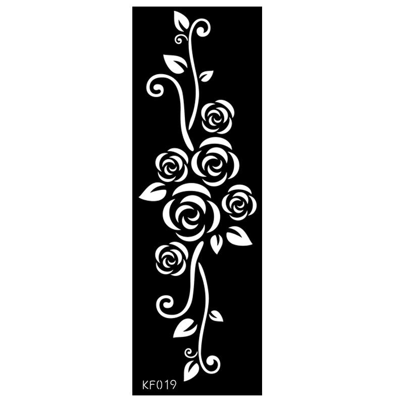 Pet Hollow Tattoo Template Juice Tattoo Sticker Template Ins Wind Flower Tattoo Sticker