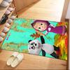Masha Bear Area Rug Suitable for Balcony Playrooms Kitchen Dining Room Anti-slip Rug Anime Office Decor Spiritual Gift