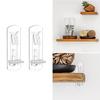 Clear Locking Shelf Clip 40Pcs Plastic Cabinet Shelf Support Pegs for Kitchen Bookcases Shelving Easy Installation