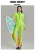 Women's Long Sleeve One-Piece Slimming Surf Swimsuit