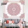Retro Style Wall for Dorm Circular Pattern Tapestry Indian Hanging Bohemian Tapestry Rectangular Bedroom Living