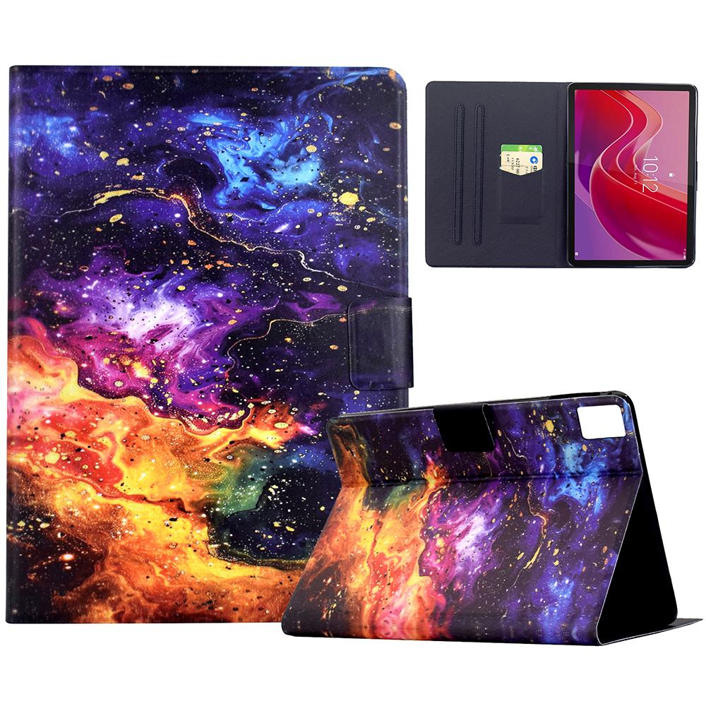 For Lenovo Tab M11/Xiaoxin Pad 11 2024 Stand Case Pattern Printing Tablet Leather Cover with Auto Wake/Sleep