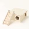 Decorative Wooden Hamster Ladder Wood Animals Cage Ladder Hamster Climbing Ladder Wave Shape Hamster Suspension Bridge