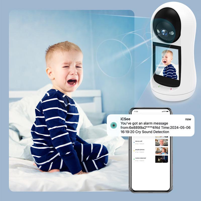 iCSee HD Wireless Two-Way Video Call Camera with Remote Network WiFi Monitoring