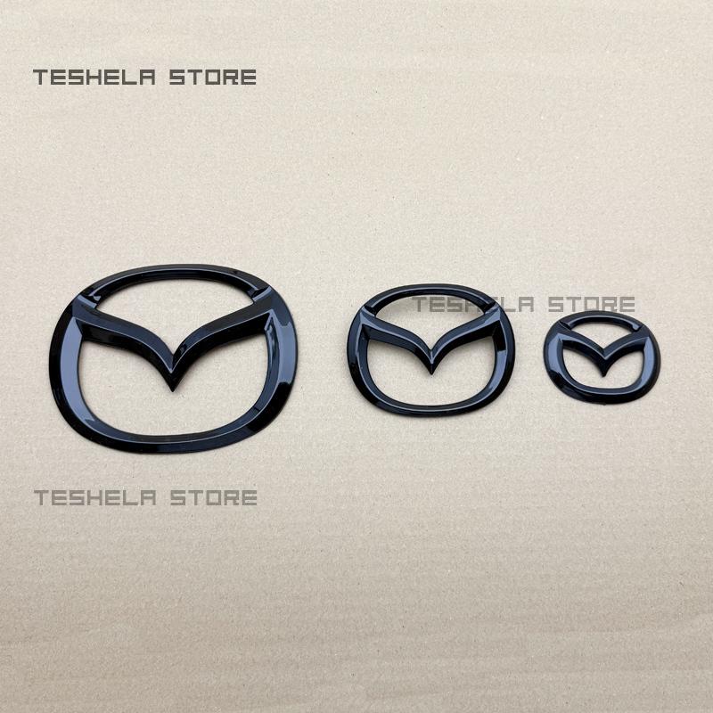 Car Black Front Rear Logo Car Sticker Rear Trunk Body Fender Letters w Labeling Emblem Badge Logo For MAZDA MX5ND 2015-2026