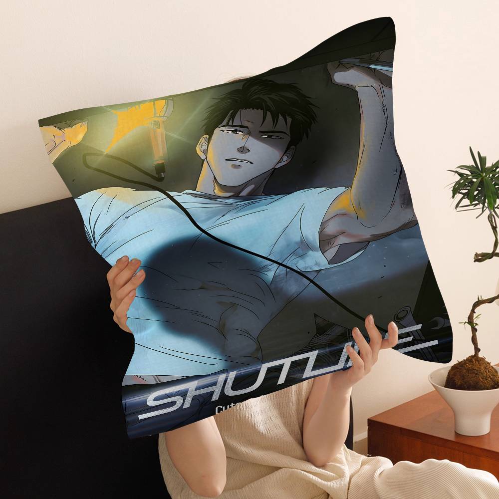 Shutline Cool Jake And ShinU Pillow Covers Cartoon Sofa Decorative Home Doublesided Printing Short Plush Cute Cushion Cover