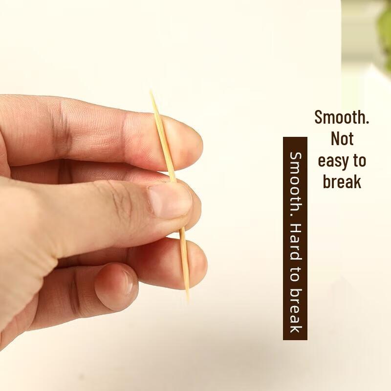 Camellia Disposable Double-Ended Bamboo Toothpicks