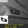 Rear Trunk Tailgate Switch Control Button Frame Cover Trim For Volkswagen T-Roc T Roc 2018 - 2025 Carbon Fiber / Matte Interior