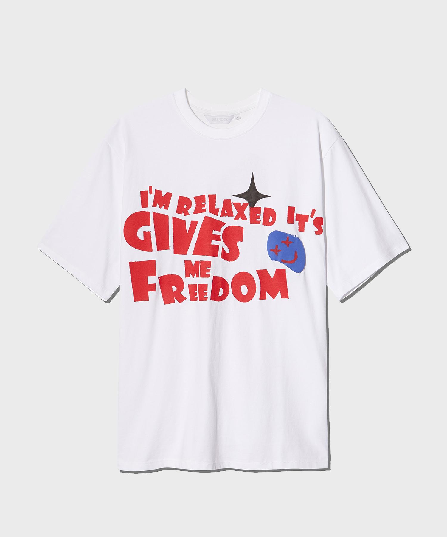 Basrak Slogan Artwork Short Sleeve T-Shirt White White/1 Size