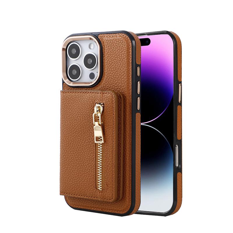 iPhone17AIR Magsafe Magnetic Two-in-One Zipper Case with Metal Camera Frame and Buttons