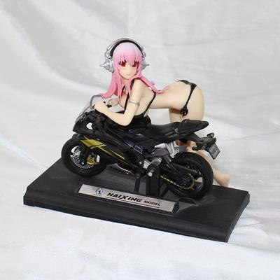 Anime Sexy Girl Sonico Figur Spielzeug Gepresste Instant Nudel Kuchen Dekoration Puppe Auto Dekor