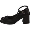 Mary Jane bag head sandals women's summer wear 2025 new French beautiful small heels thick heels not tired feet high heels