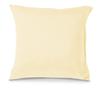 Jersey Pillowcase for a Square Cushion 40x40 with Zipper Cream