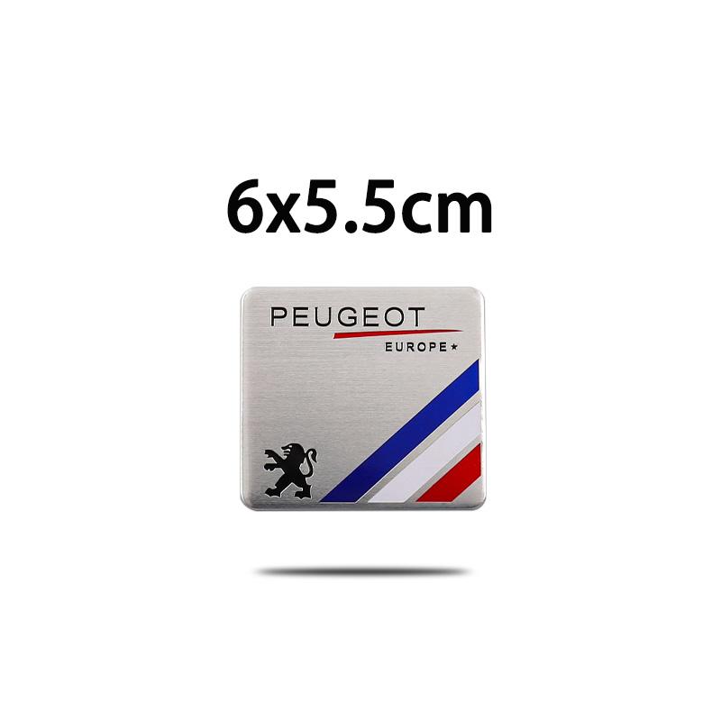 Car Emblem Sticker Accessories For Peugeot 206 307 308 207 3008 208 407 508 2008 5008 301 406 408 607 4008 Rifter RCZ Citroen DS