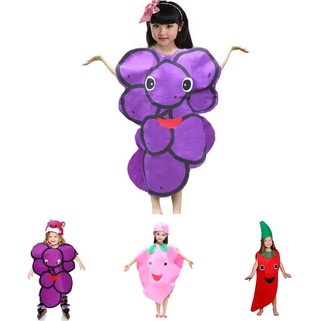 Kids Performance Outfit Fruits Vegetables