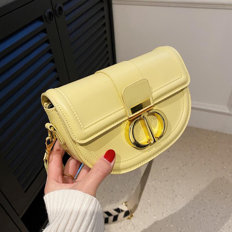 Niche design bag 2025 new spring and summer fashion high-end shoulder bag popular saddle bag women's messenger bag