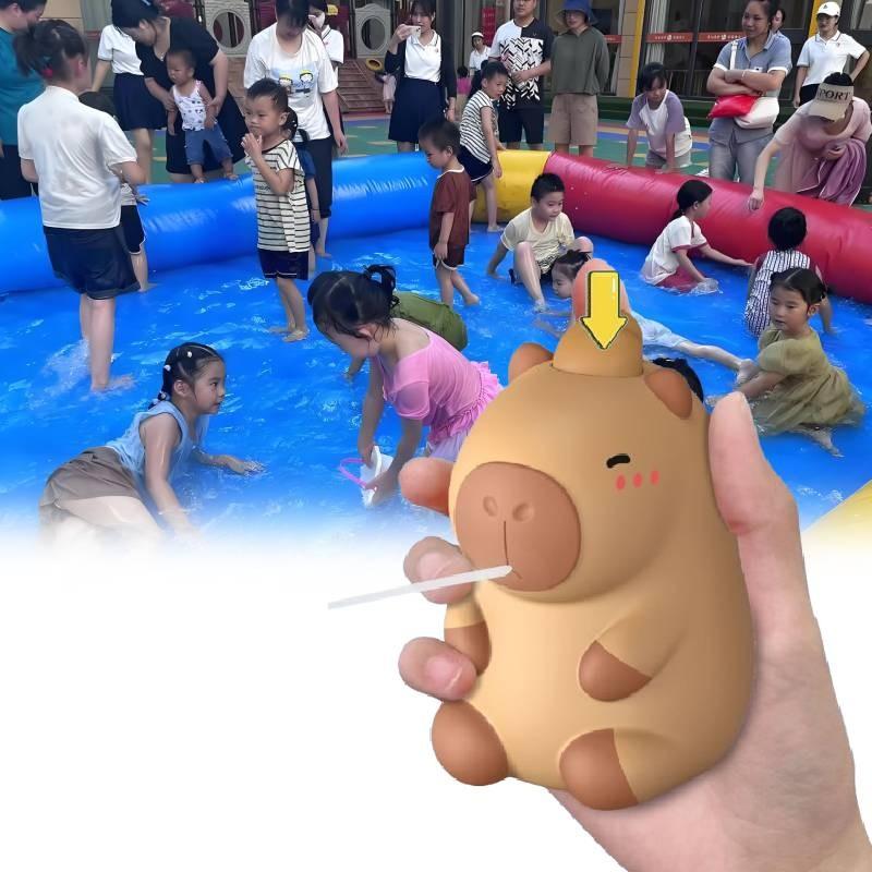 Water Toy Capybara Children Interactive Play Outdoor Cartoon Water Toys Spray