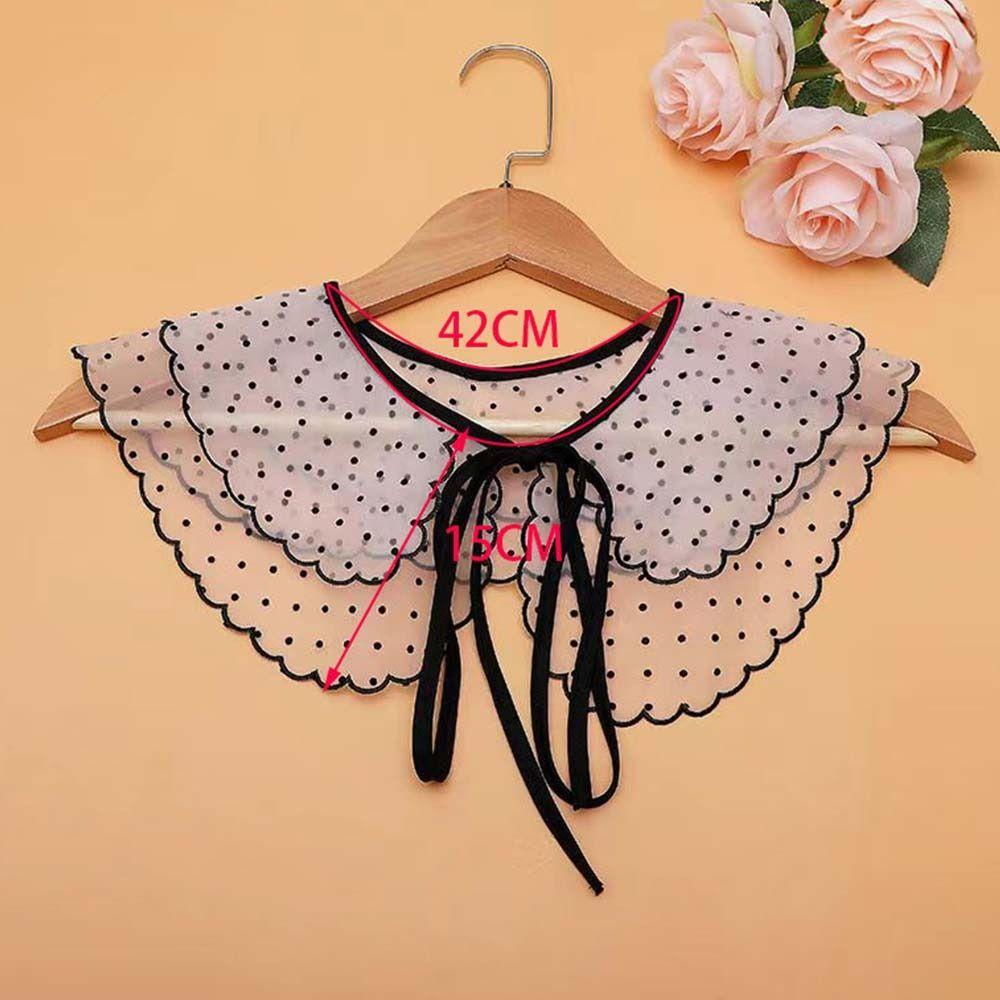 Lapel Blouse False Collar Lace Scarf Shawl Decoration High-quality Shirt Fake Collar