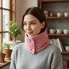 Polar Fleece Fleece Muffler Double-sided Warm Neck Warmer Fashion Winter Knitted Scarf  cycling