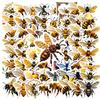 35-70pcs Bee Stickers Spring Summer Insect Graffiti Sticker Diy Skateboard Diary Laptop Decals Stationery Stickers