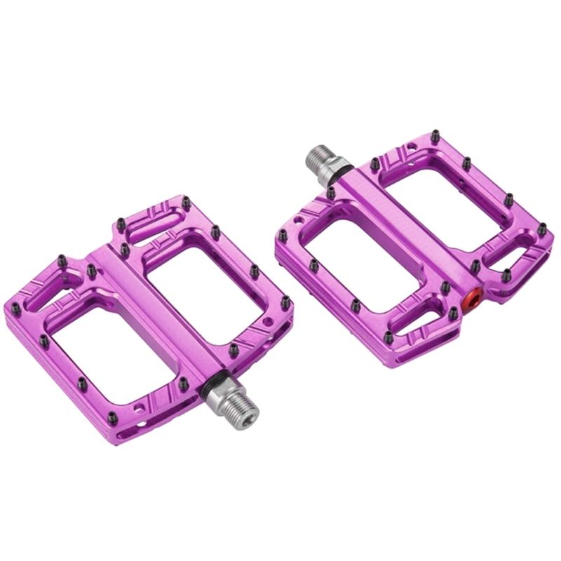 Bicicletas de aleación de aluminio Pedales Planos Antideslizantes Pedales Planos Anchos 3 Rodamientos Pedales de Plataforma de Ciclismo para Bicicleta de Carretera
