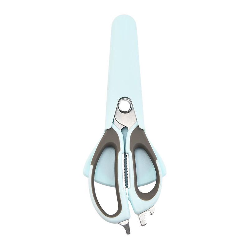 

Ru Han Detachable Multi-functional Kitchen Shears with Blue Magnetic Cover, 4-Pack
