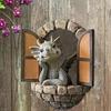 Cute Dragon Resin Figurines, Garden Ornament Decor, Creative Outdoor Micro Landscape Decoration