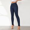 Damenmode Denim Casual High Waist Hose Hosen & Capris Freizeithosen
