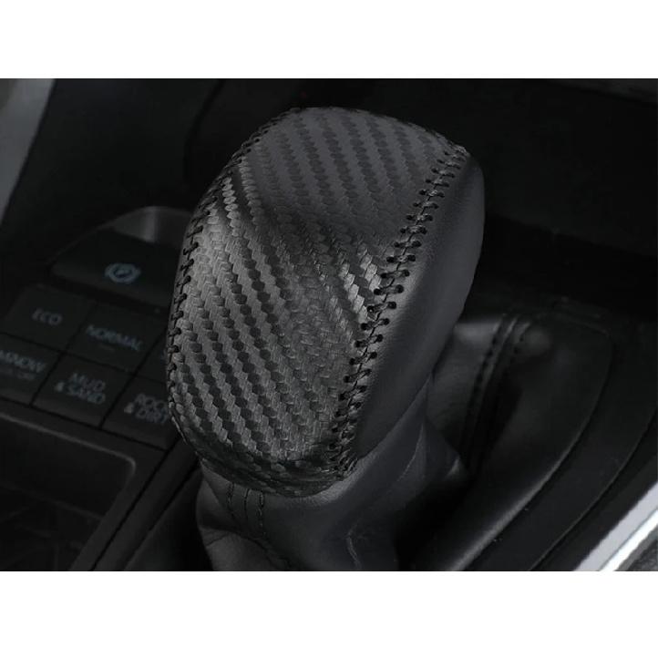 For Toyota RAV4 XA50 2019 2020 2021 2022 2023 2024 2025 Genuine Leather Hand Sewing Gear AT Car Shift Lever Knob Handle Cover