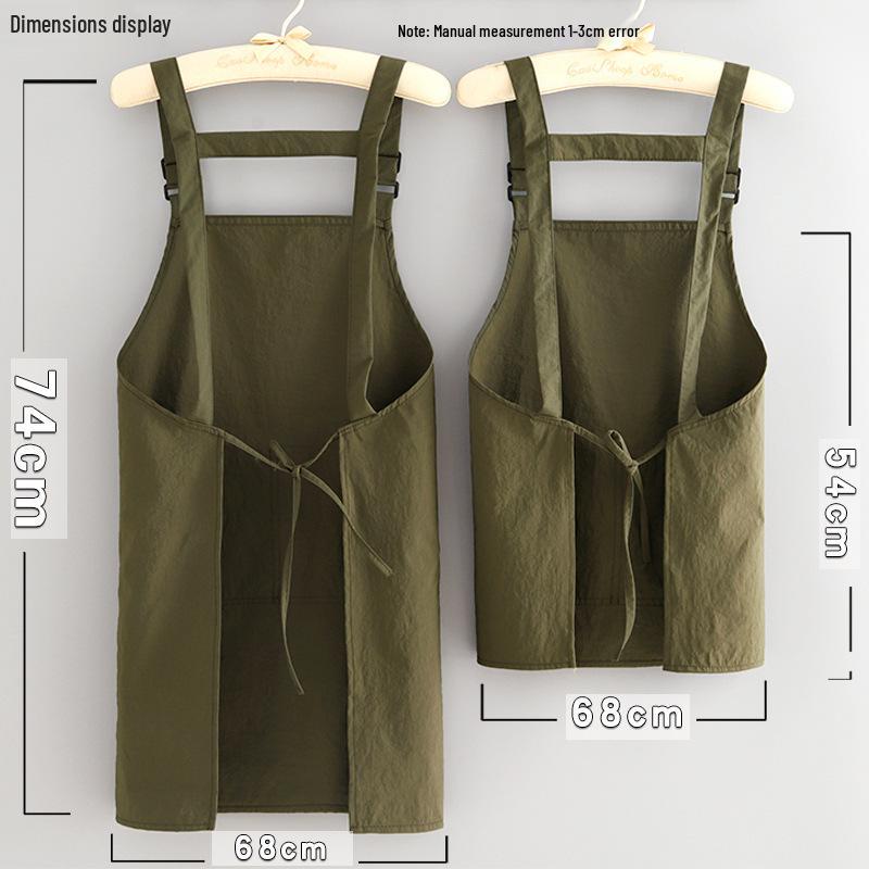 Stylish Water-Resistant Waist Apron: Durable, Printed Kitchen & Baking Wear for Men & Women