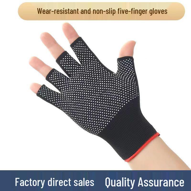 2026 Winter Warmth Fishing and Cycling Gloves: Men’s & Women’s Half-Finger with Two or Three-Finger Exposure - Year of the Horse Edition