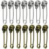 20Pcs Craft Safety Skull Pin Buckle Metal Punk Pin Retro Safety Pin Clothing Supplies Halloween Vintage Jewelry Accessory