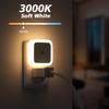 Sensor Mushroom Night Light with LED Warm White Glow,US/EU Plug Wall Socket Bedside Lamp,Dimmable Home Decor for Bedroom Kids