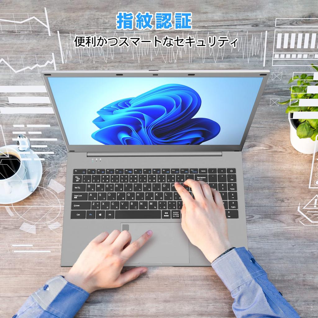 VETESA Windows 11 Slim Laptop with 1920x1080 IPS Large Intel Japanese USB Supports and Office 365 8GB 512GB and Office 15.6-inch Display, Celeron-N,
