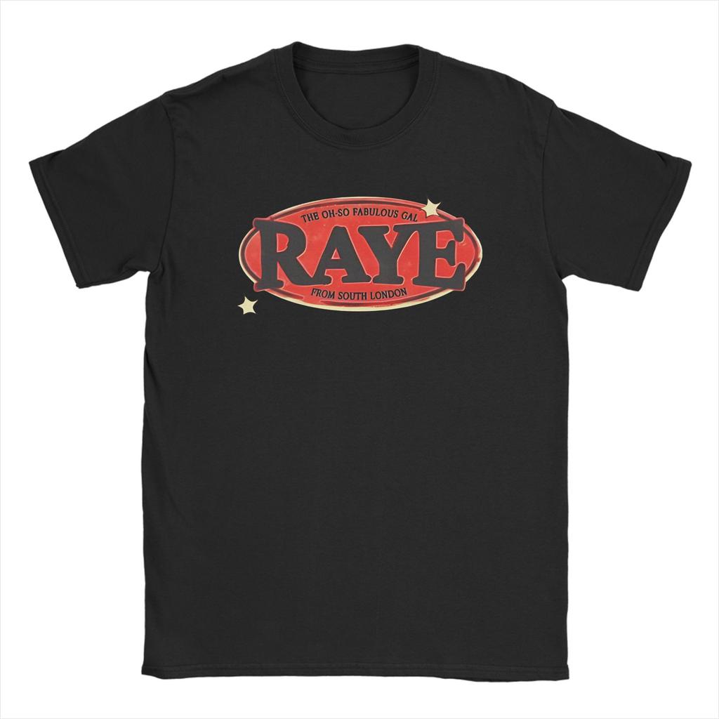 RAYE Concert Tour Merch Pop Art Logo Design Unisexs T Shirts Novelty Tees Short Sleeve O Neck TShirt Cotton Gift Clothes