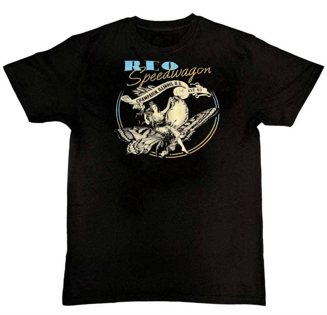 

Vintage REO Speedwagon Champaign Graphic Mens Unisex T-Shirt 2XL