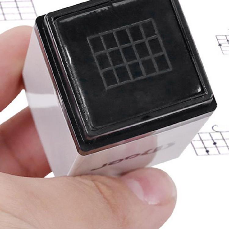 Tabulatur Griffbrett Gitarrenakkord Stempel Fingersatz Stempel Ukulele Lehr Stempel