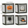 4Pcs/Set Cube 3D Transparent Balloons Boxes Pumpkin Photography Background Box  Haunted House