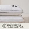 Cervical Spine Protection Pillow with Embroidered Pure Cotton Pillow Core