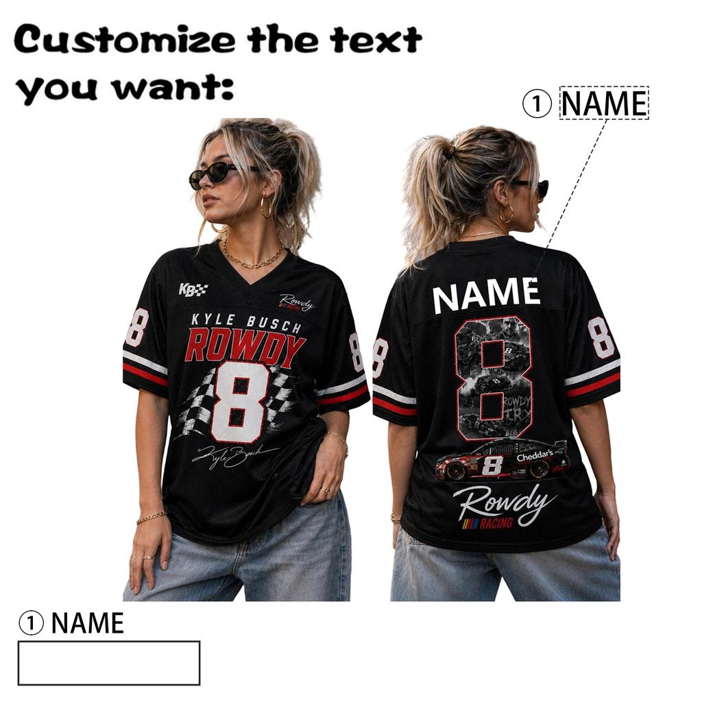 Unisex Casual Sports Jersey Shirt Racing Style Short Sleeve V Neck Lightweight Breathable Fabric Comfortable Fit