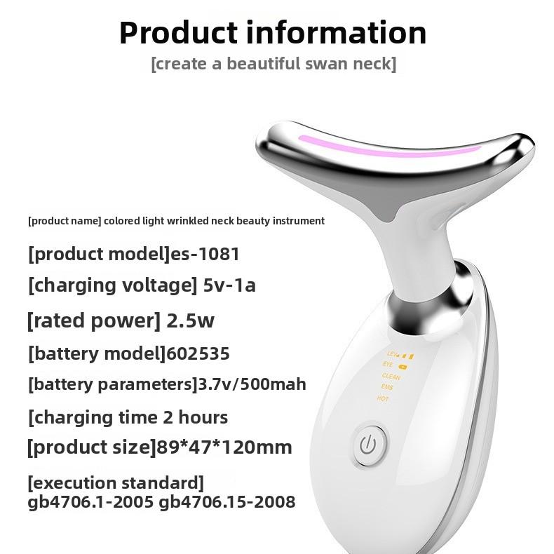 Instrument Lift and Introduce Instrument Dilute Neck Pattern Photon Skin Rejuvenation Instrument Neck Care Beauty Instrument